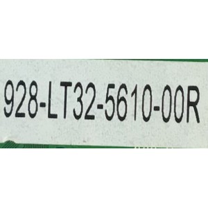 MAIN PARA TV COBY / NUMERO DE PARTE 928-LT32-5610-00R / T.RSC8.10A 11153 / E12110414-0A01858  / E12110414 / PANEL V315B6-P01 / MODELO LEDTV3256